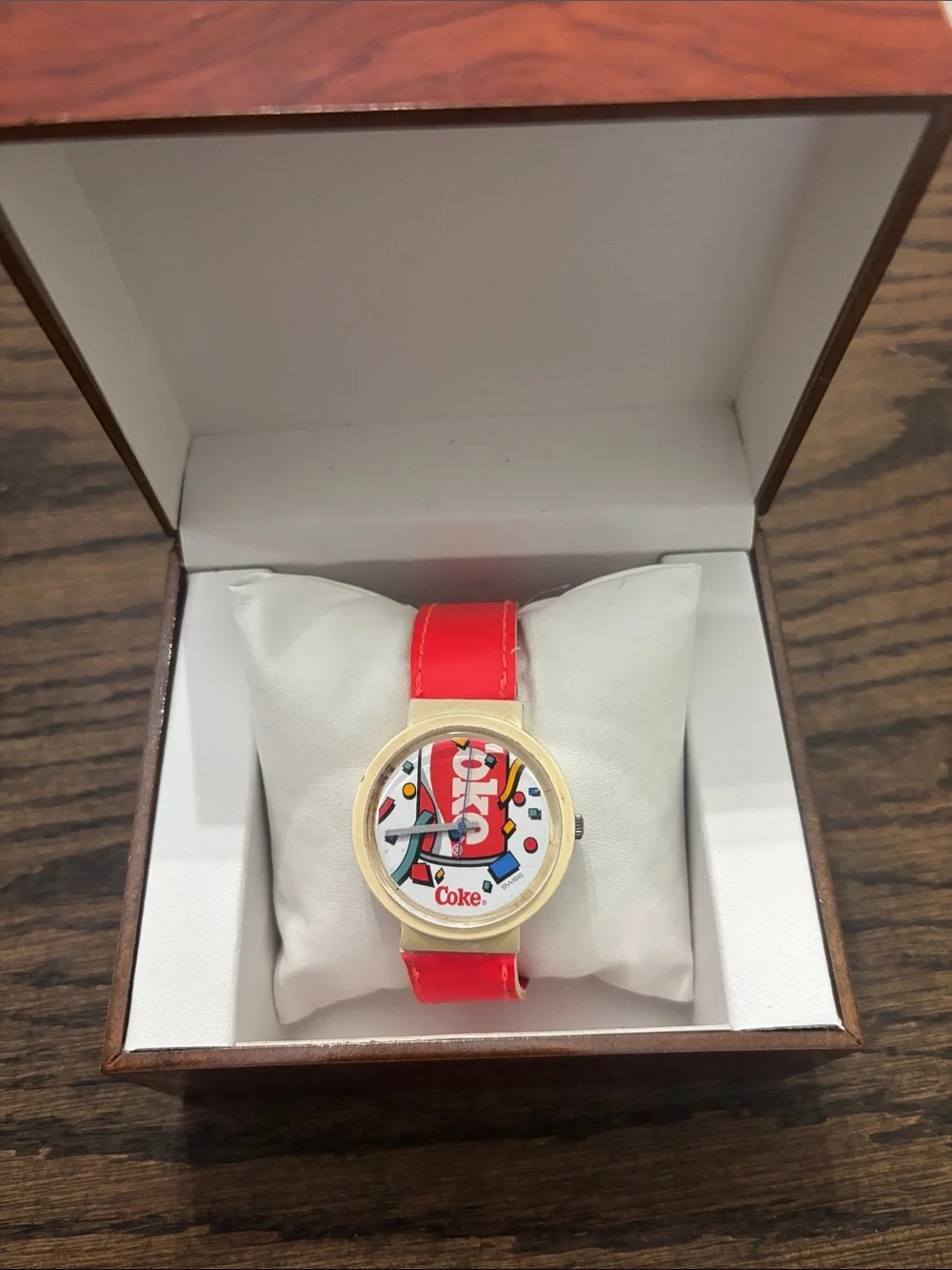 Vintage 1980s Coca-Cola Pop-Art Watch